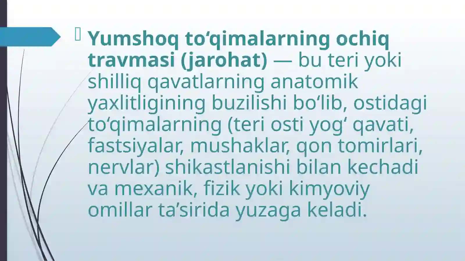 KLINIK FANLAR KAFEDRASIUMUMIY XIRURGIYA 3