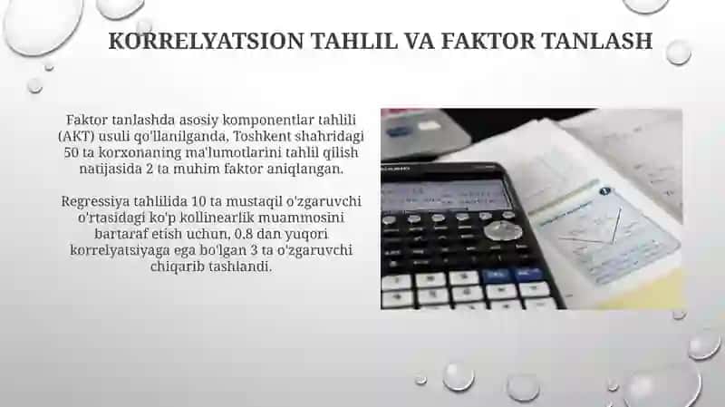 Ko'p O'zgaruvchan Ekonometrik Tahlilda Omillarni Tanlash Muammosi 3