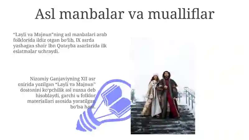 Layli va Majnun: Kitobiy dostonlar 3