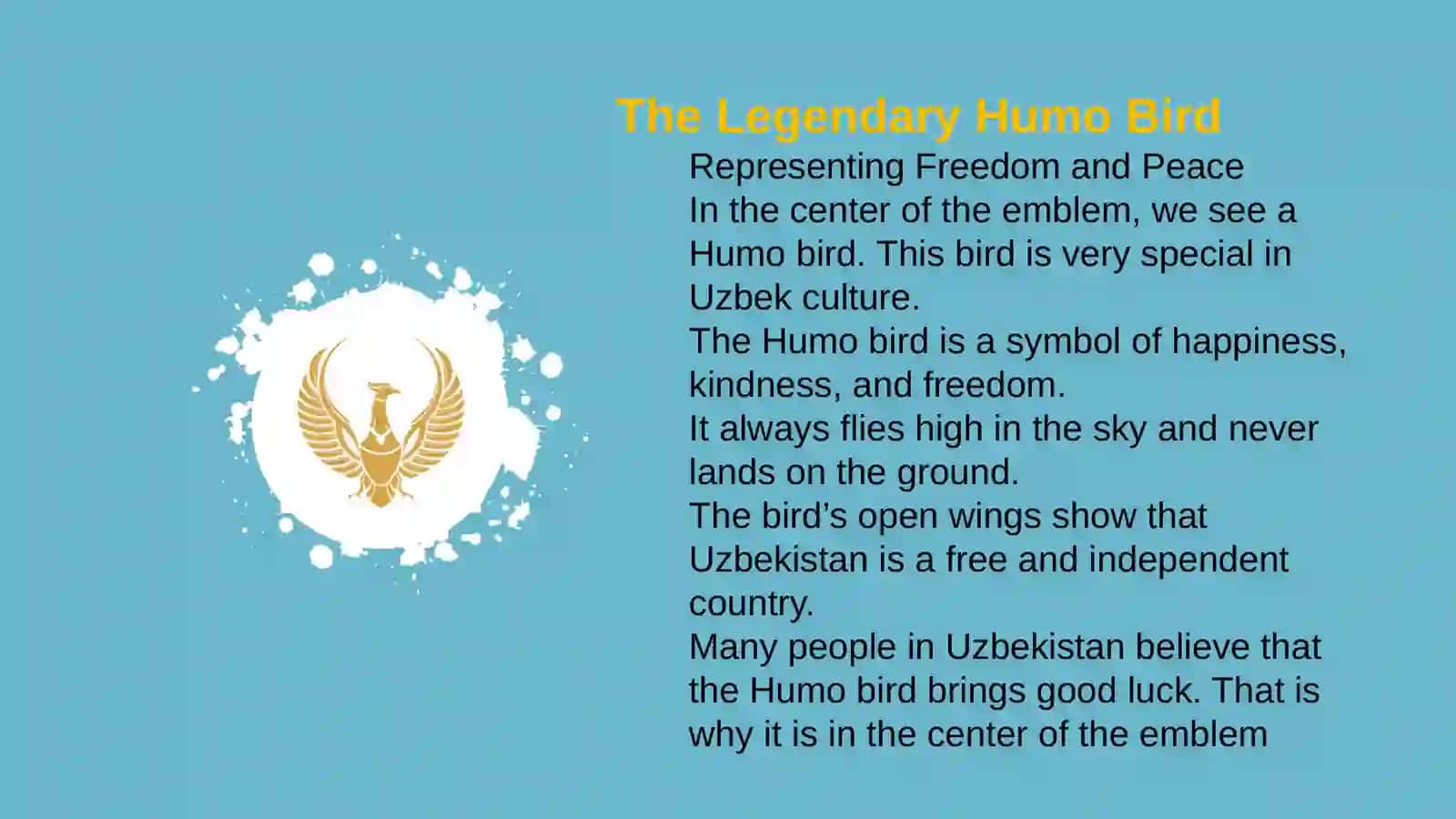 THE EMBLEM OF UZBEKISTAN 3