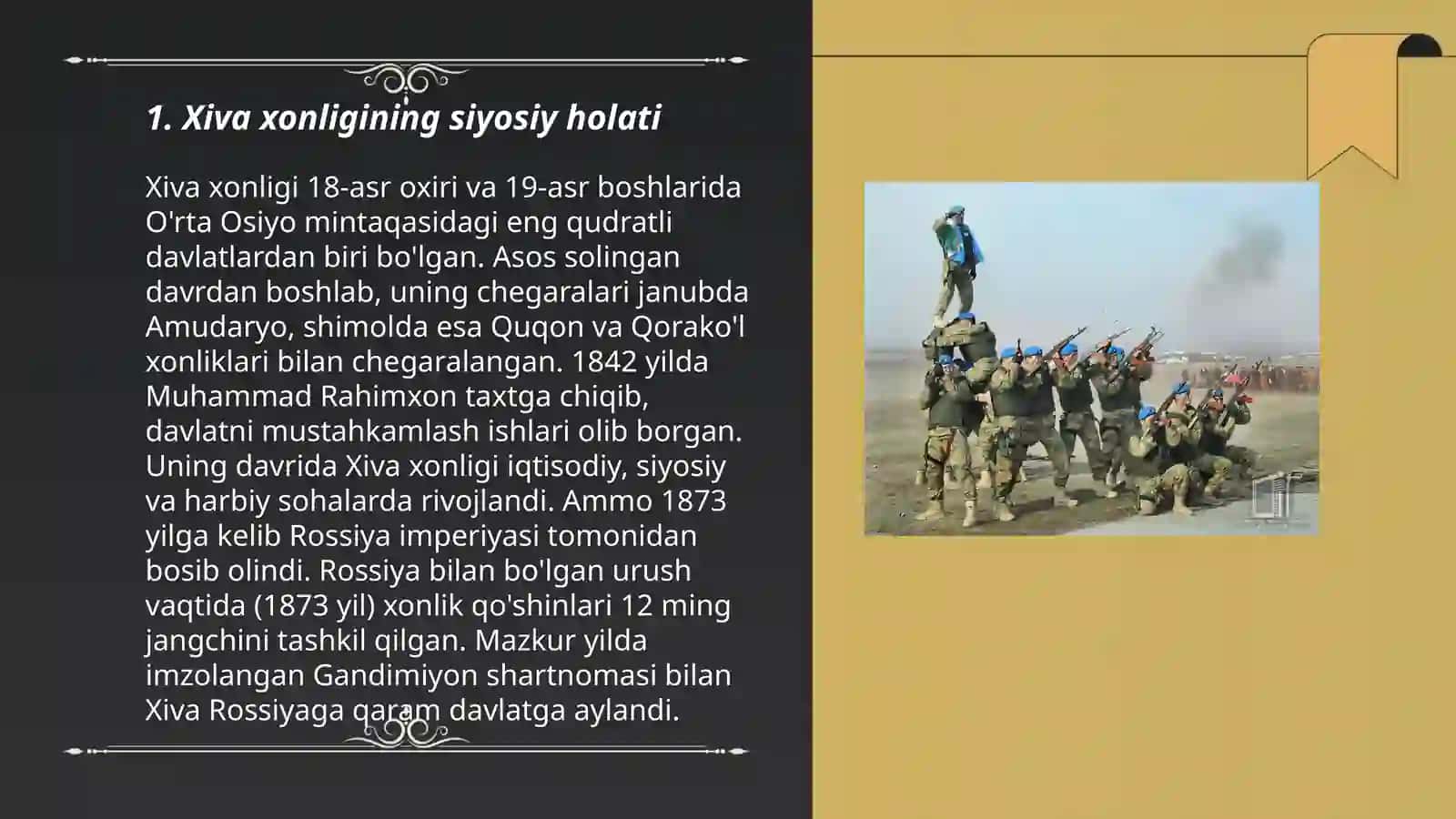 Xiva xonligiga qarshi harbiy yurishi 3
