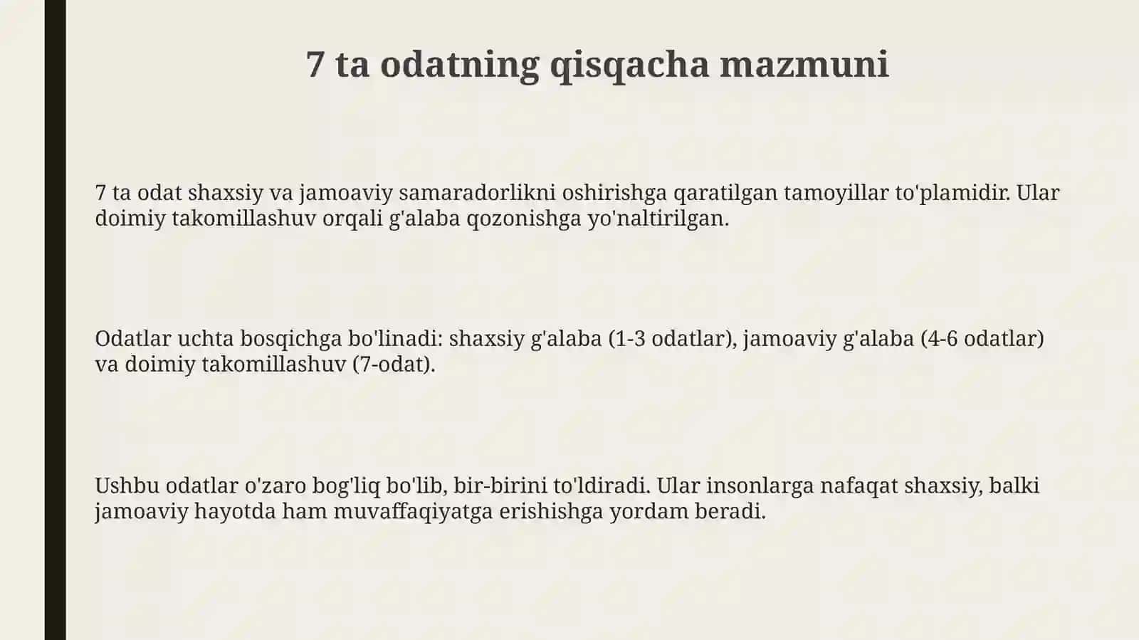 Muvaffaqiyatliinsonlarning7ko‘nikmasi 3