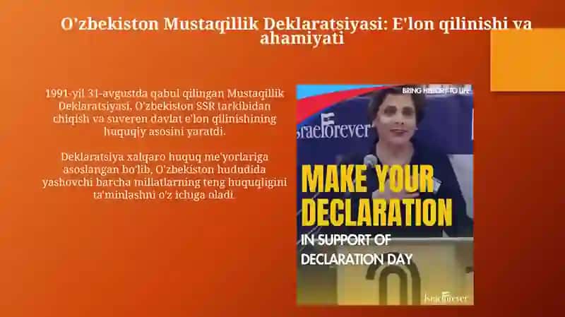 Oʻzbekistonmustaqilligining e'lon qilinishi va uning tarixiy ahamiyati 3