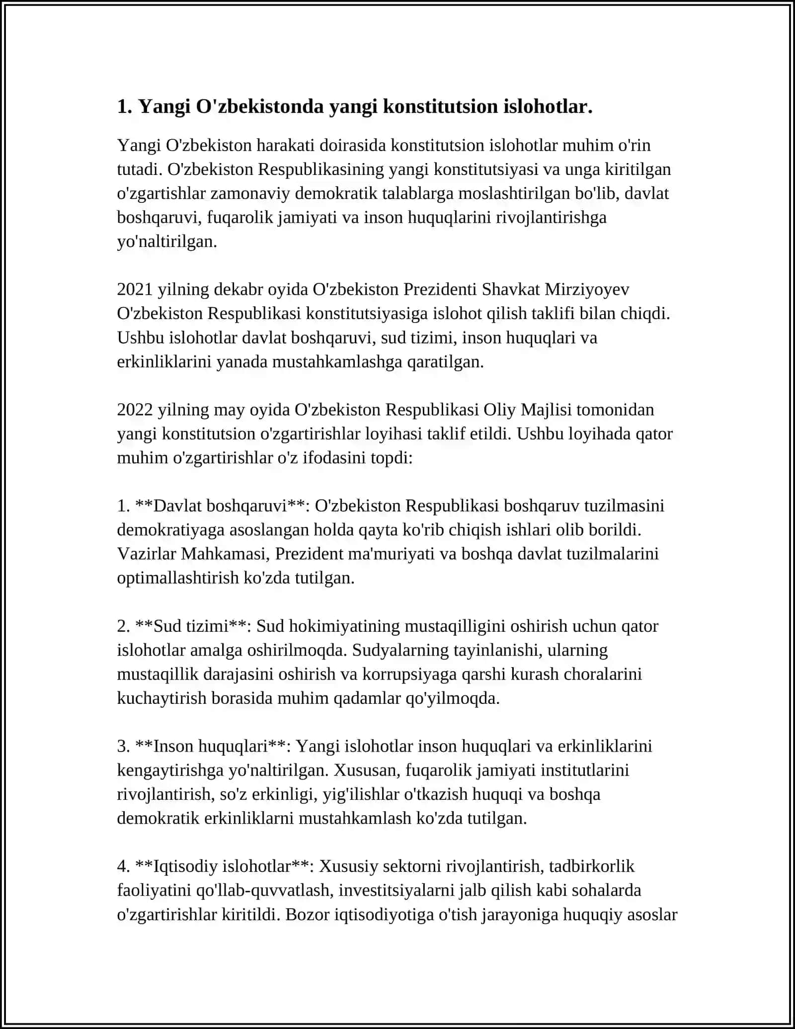 YANGI OZBEKISTONDA INSON HAQ- HUQUQLARI VA ERKINLIKLARI KAFOLATINING YARATILISHI 3