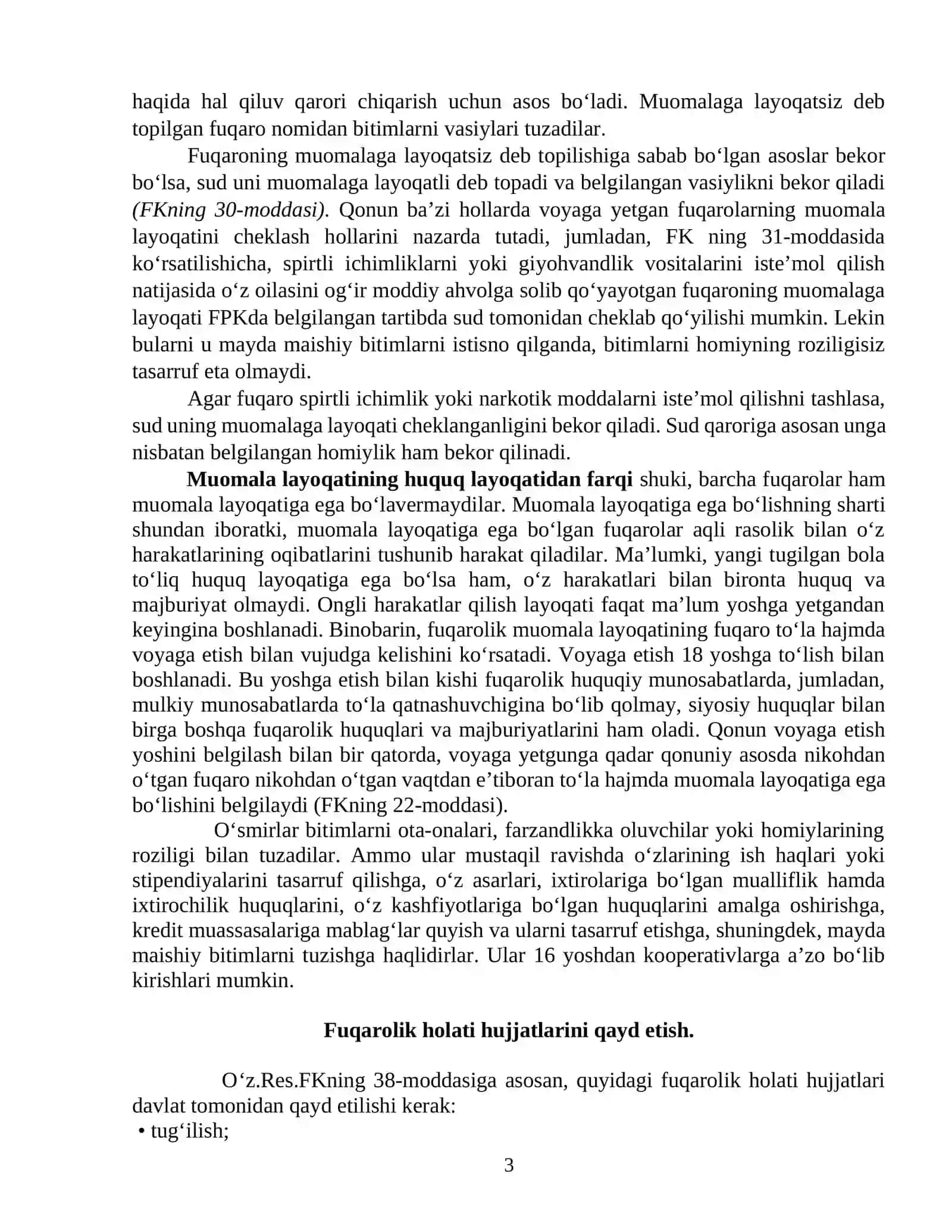 FUQAROLIK HUQUQINING SUBYEKTI SIFATIDA FUQAROLAR 3
