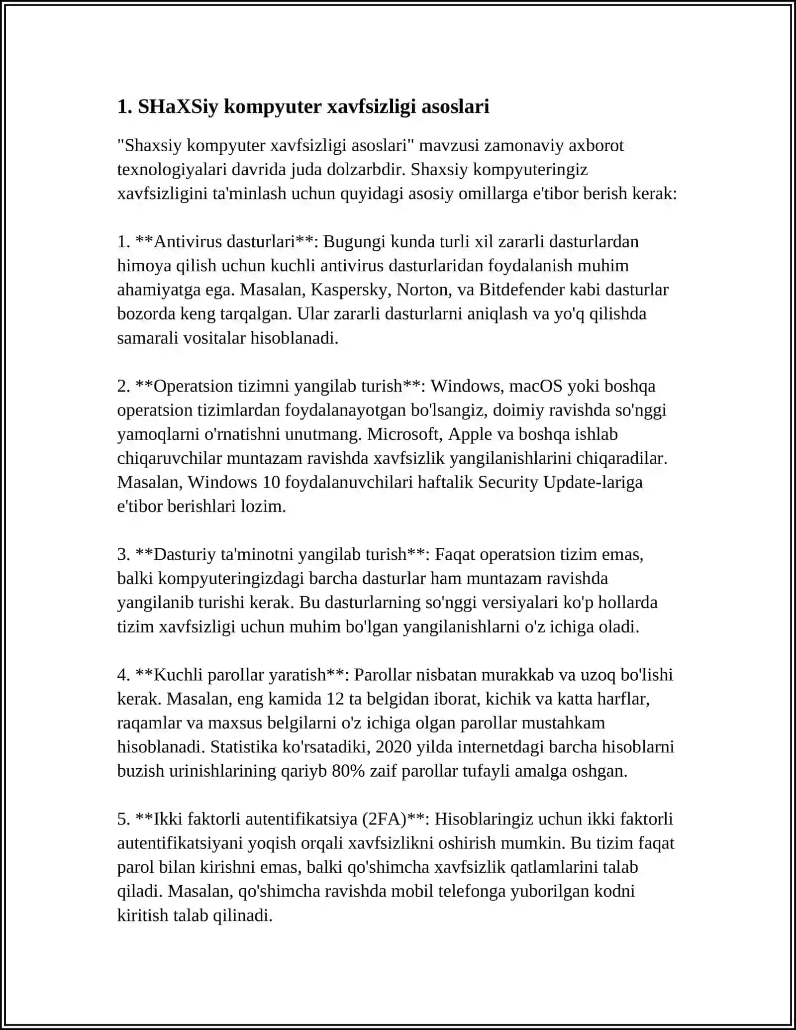 SHAXSIY KOMPYUTERDA FIREWALL VA BRANDMAUSER ORQALI XAVFSIZLIK DEVORINI TASHKIL ETISH 3