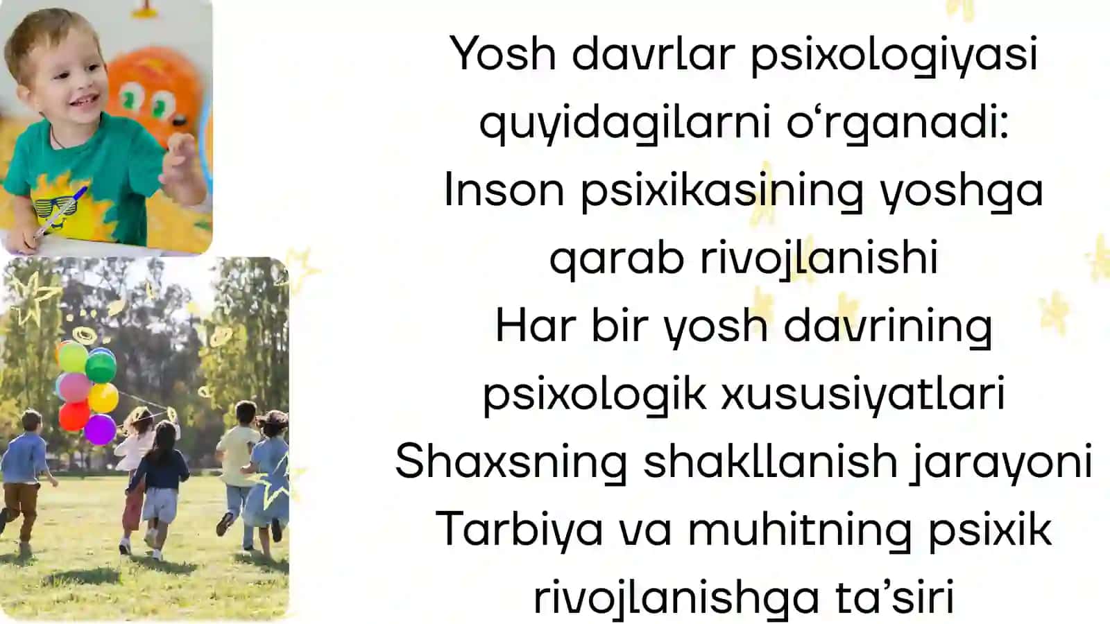 Yosh davrlar psixologiyasi 3