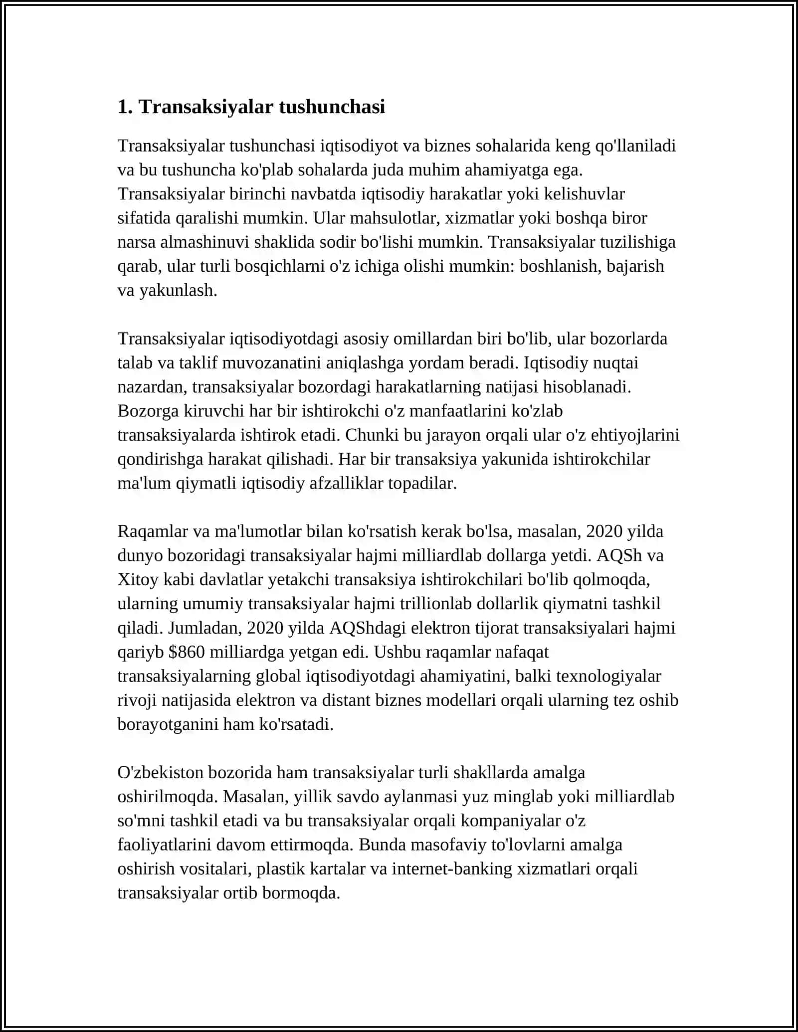 TRАNSАKSIYALAR TUSHUNCHASI VA ULARNING AHAMIYATI 3