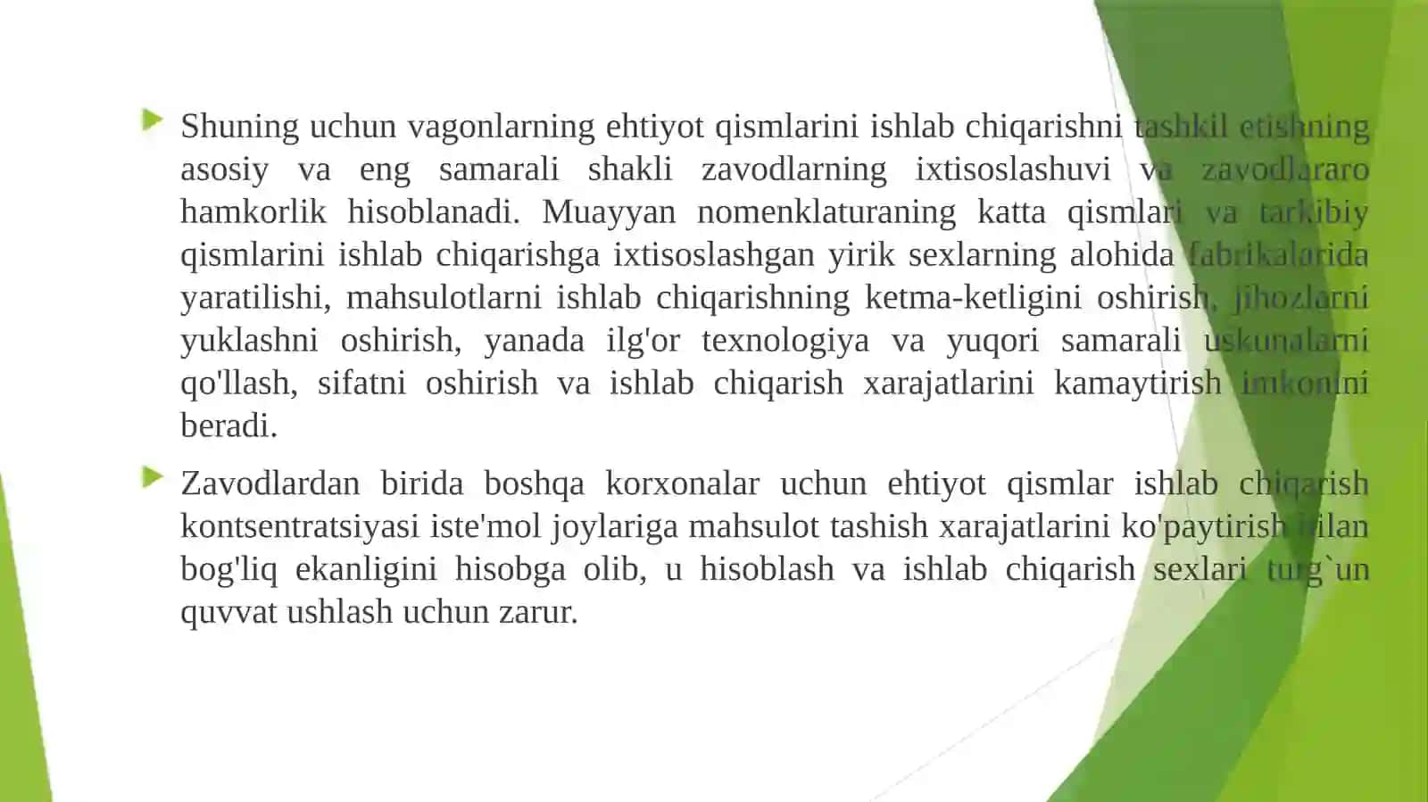 Ishlabchiqarish jarayonini tashkil qilish va rejalashtirish 3