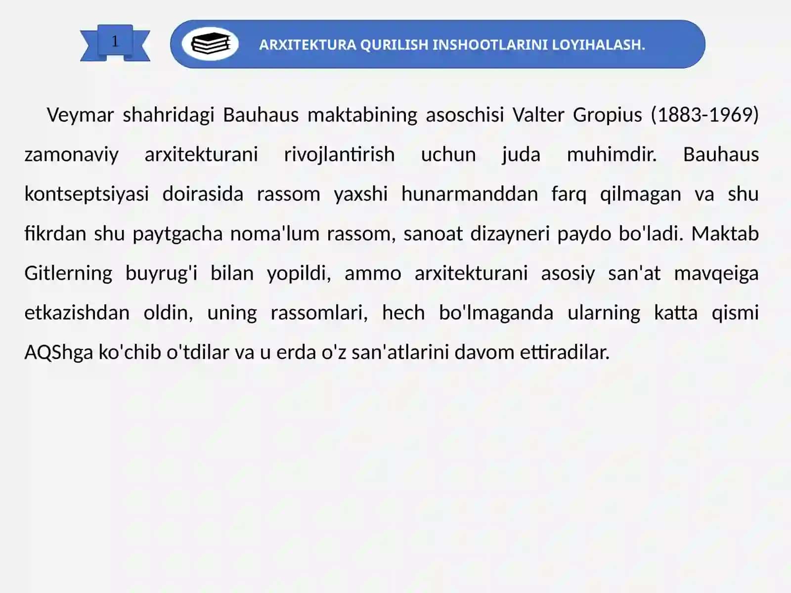 Arxitekturaasoslari-inson o'lchovlari 3