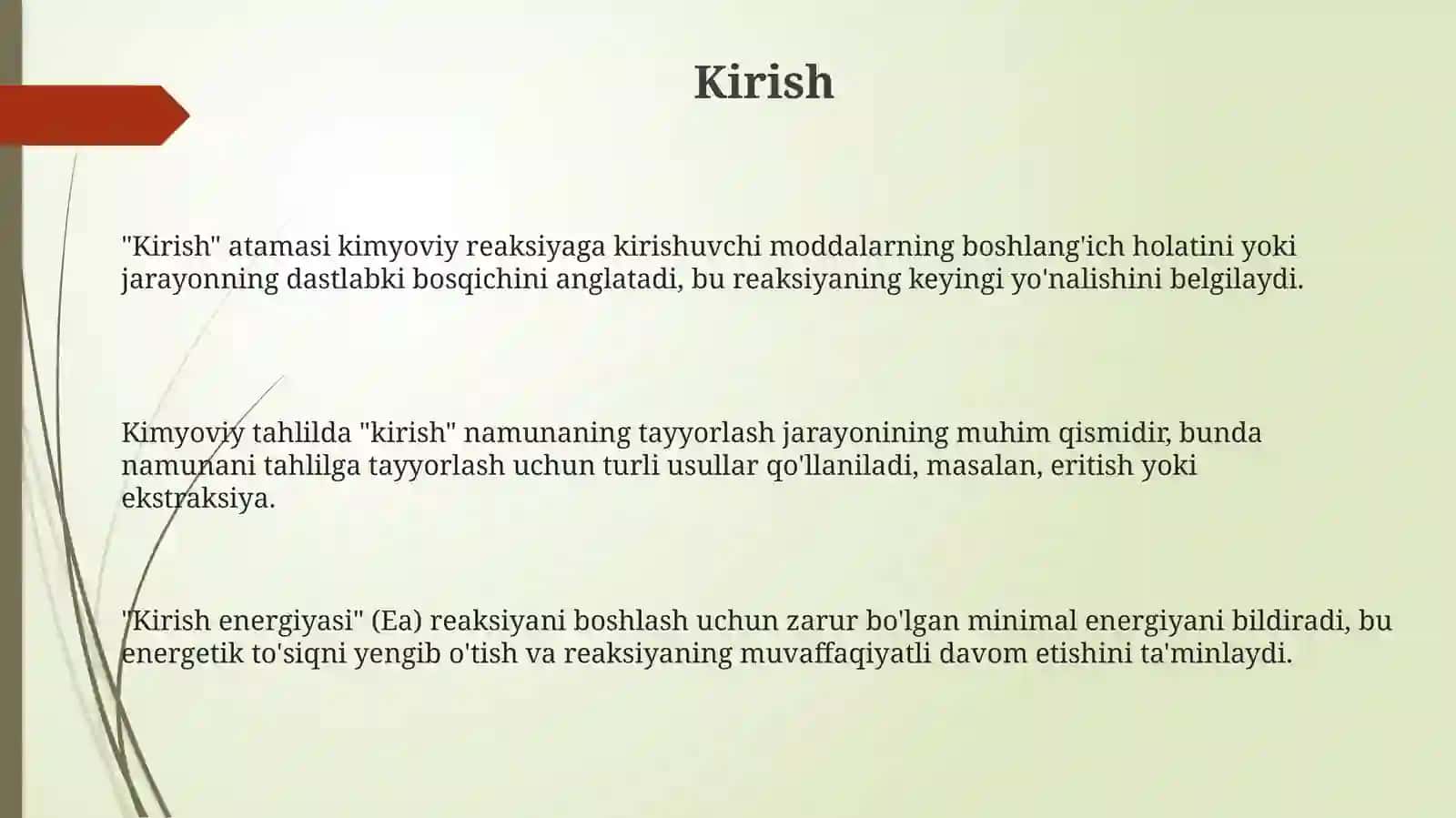 Kimyofanining hozirgizamon muammolarini hal etishdagi oʻrni 3