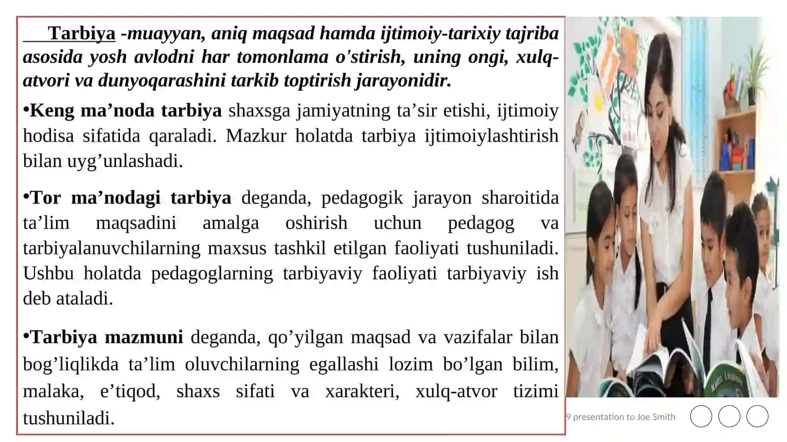Tarbiya jarayonining mohiyati va ahаmiyati 3