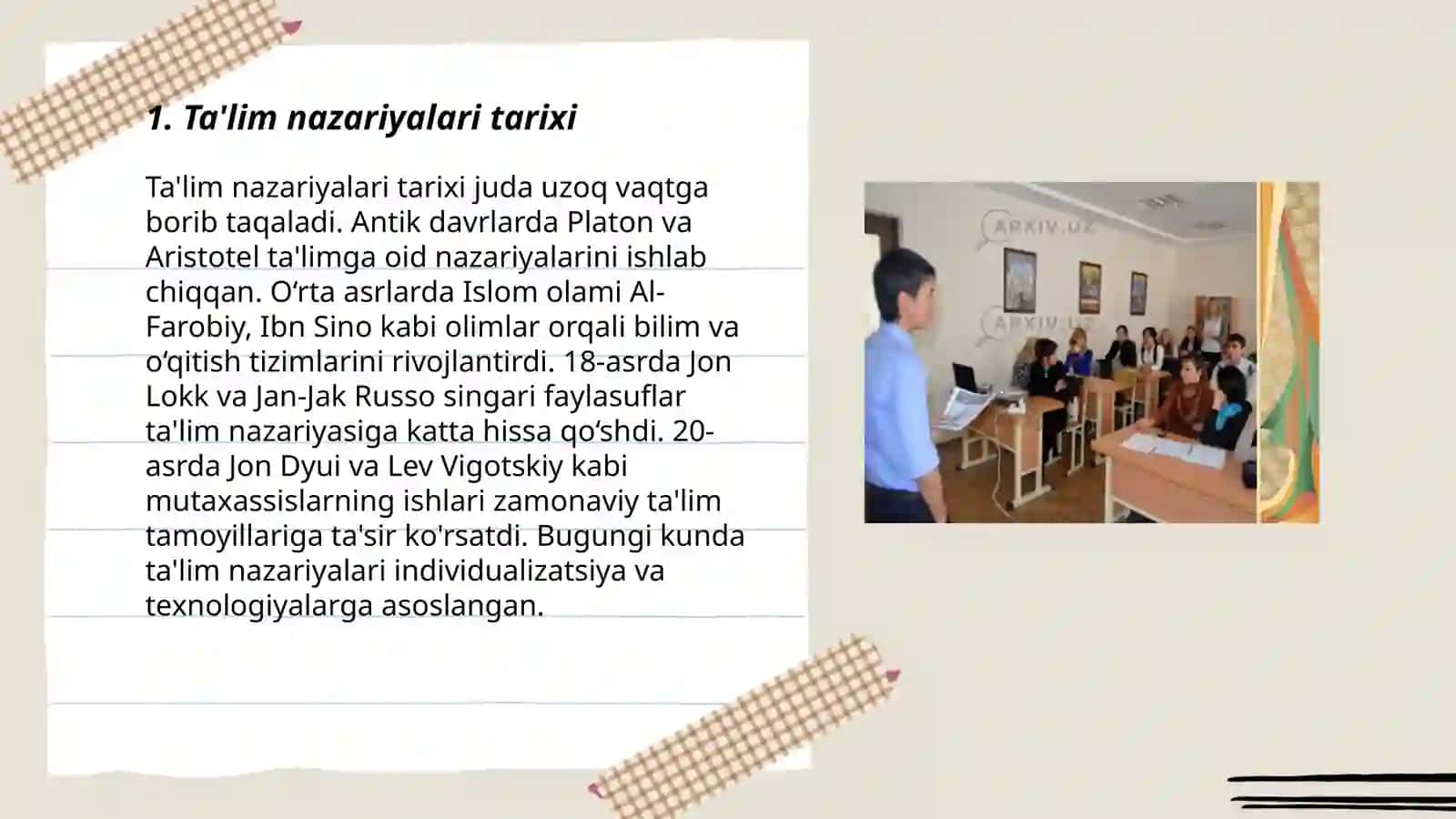 Didaktika Ta’lim nazariyasi sifatida 3