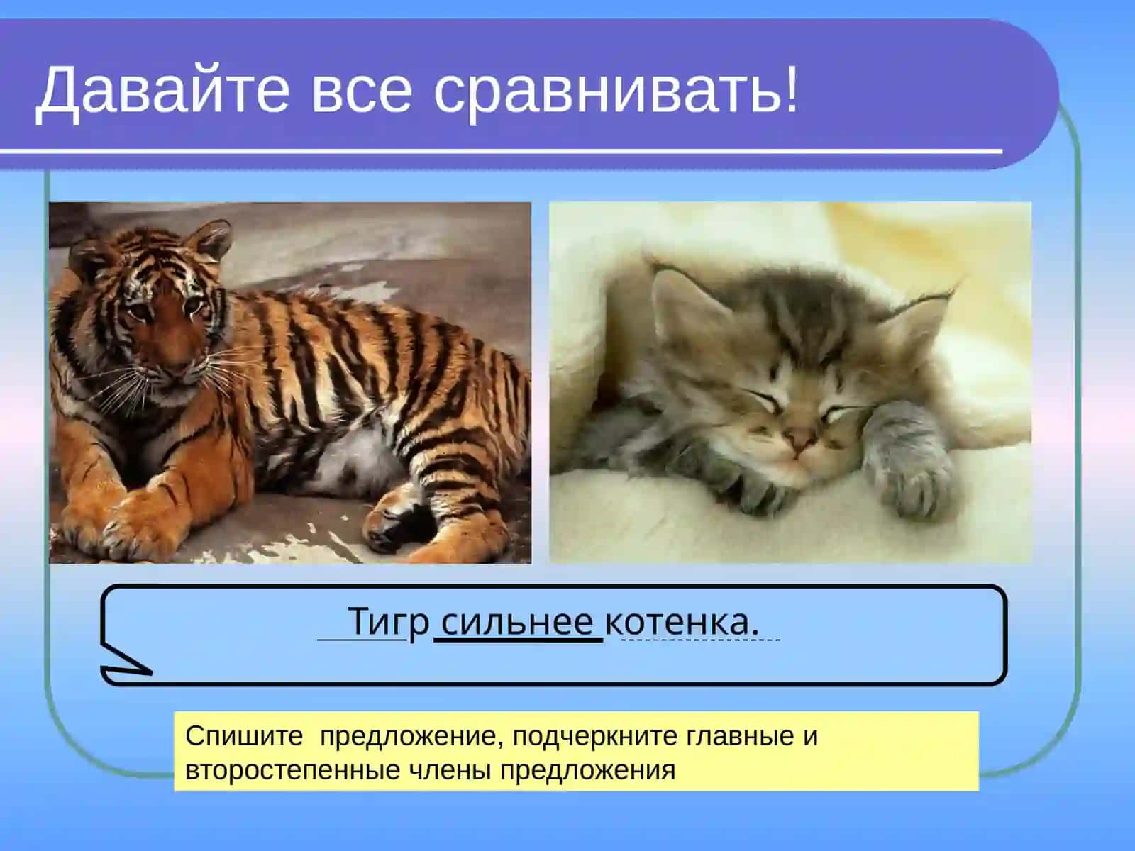 Сравнительные степени прилагательных 3
