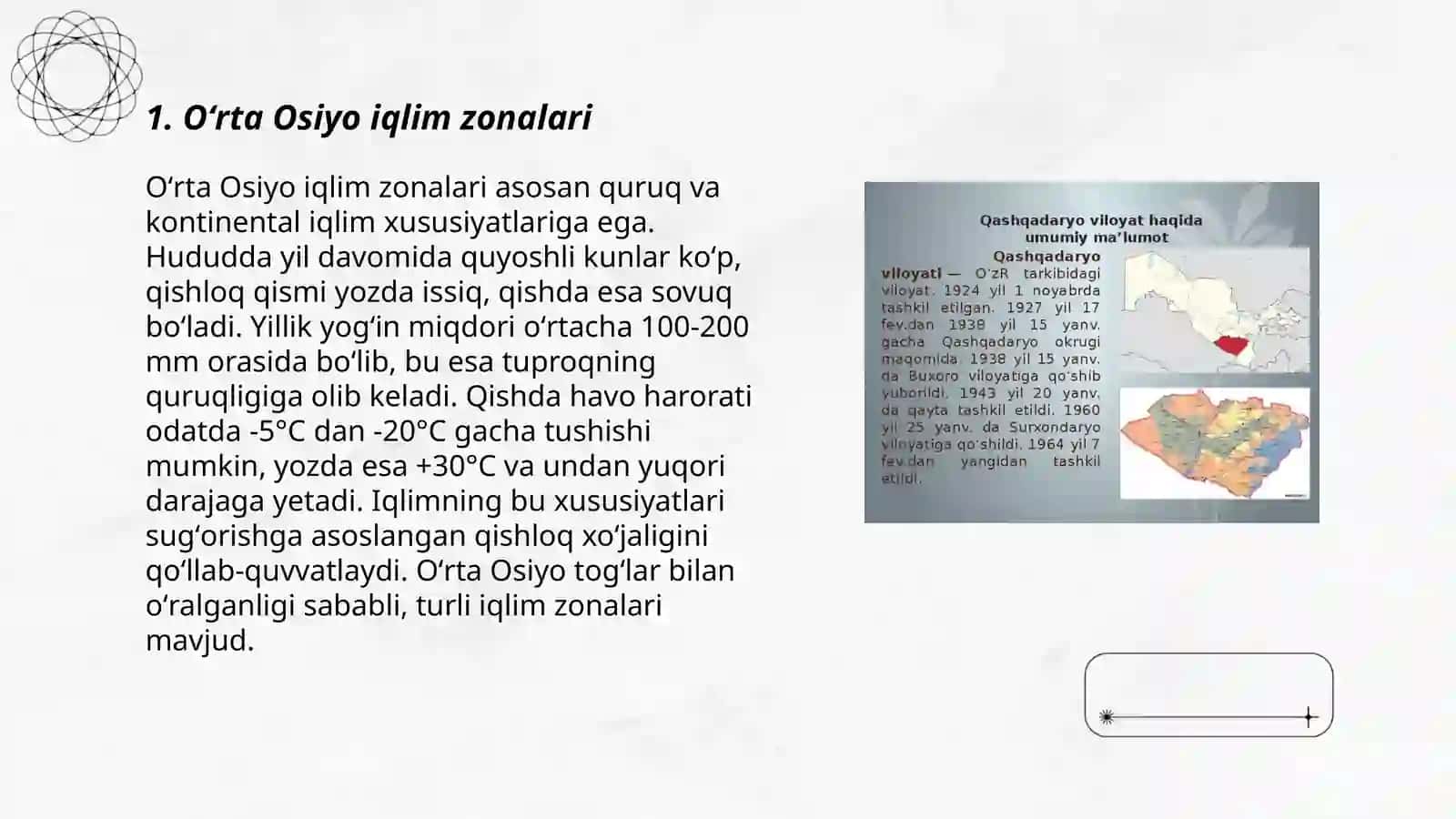 Oʻrta Osiyo iqlim xaritalari 3