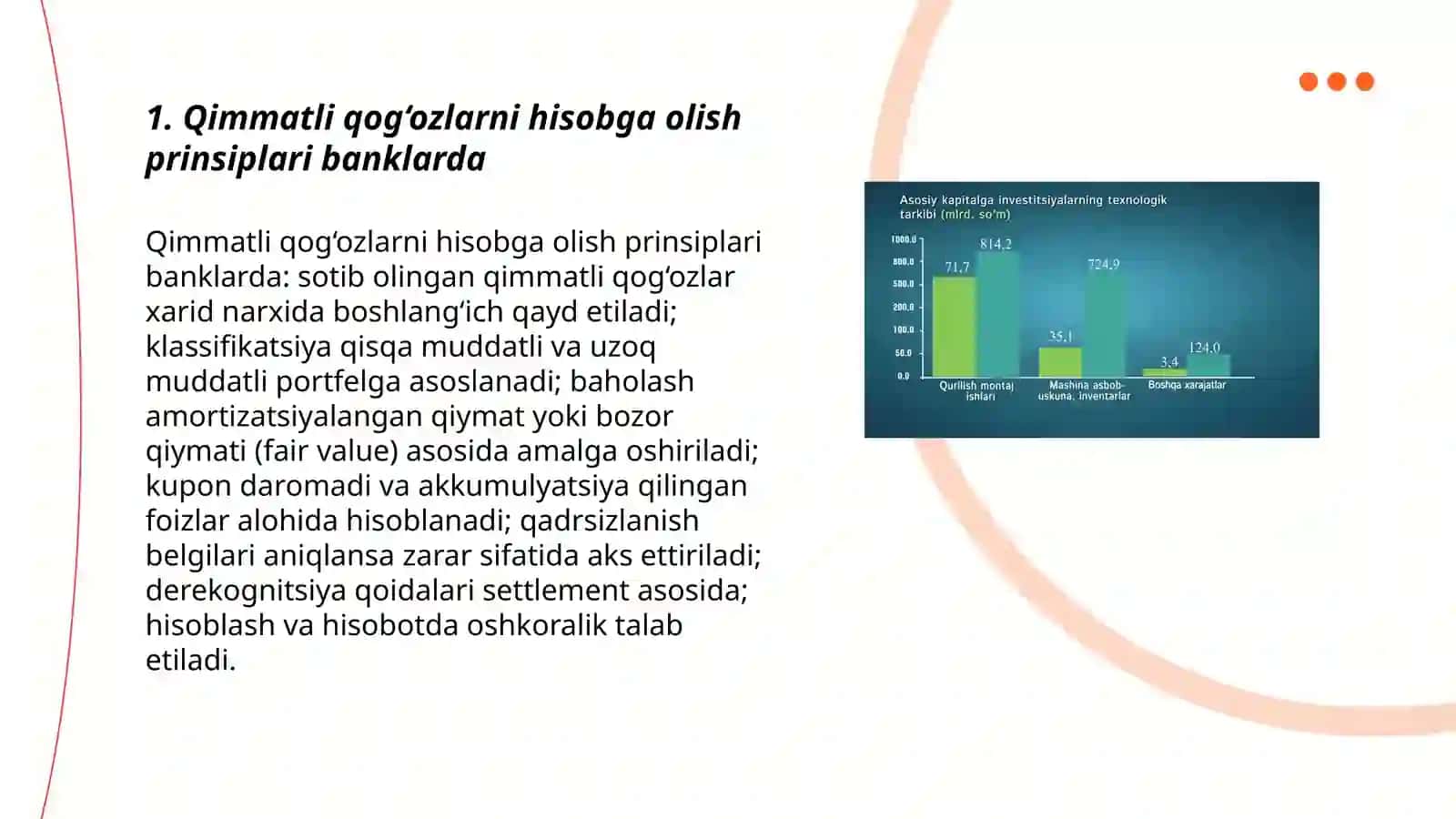 Qimmatli qog‘ozlarning banklarda hisoblanishi 3