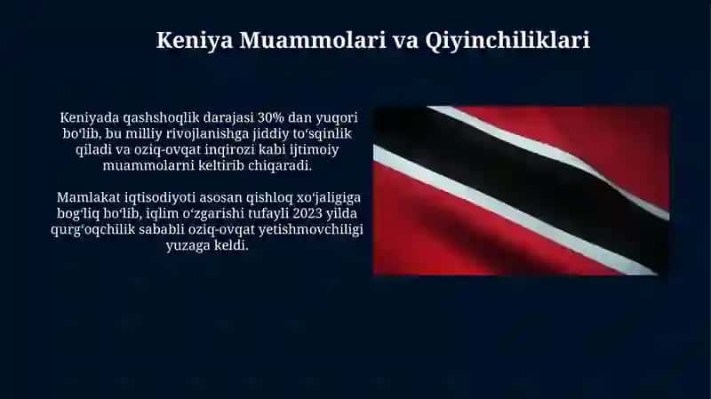 Keniya Muammolari va Qiyinchiliklari 3