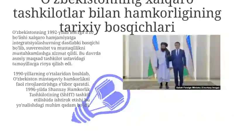 O'zbekistonning xalqaro tashkilotlar bilan hamkorligi 3