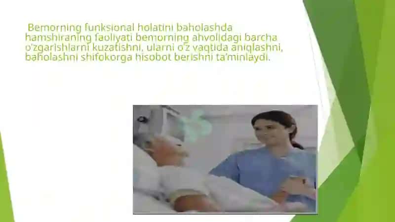 Bemorning funksional holatini baholash 3