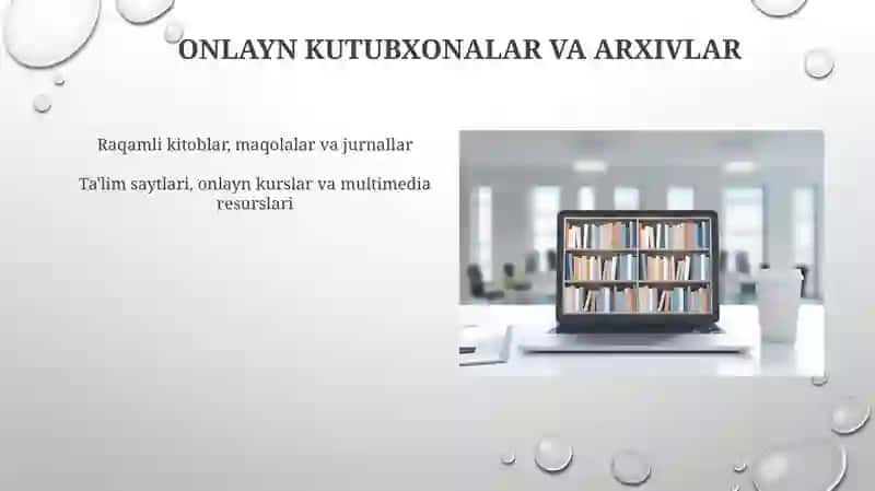 Internetdagi axborot resurslarining turlari(ilmiy va oʼquv resurslari) 3