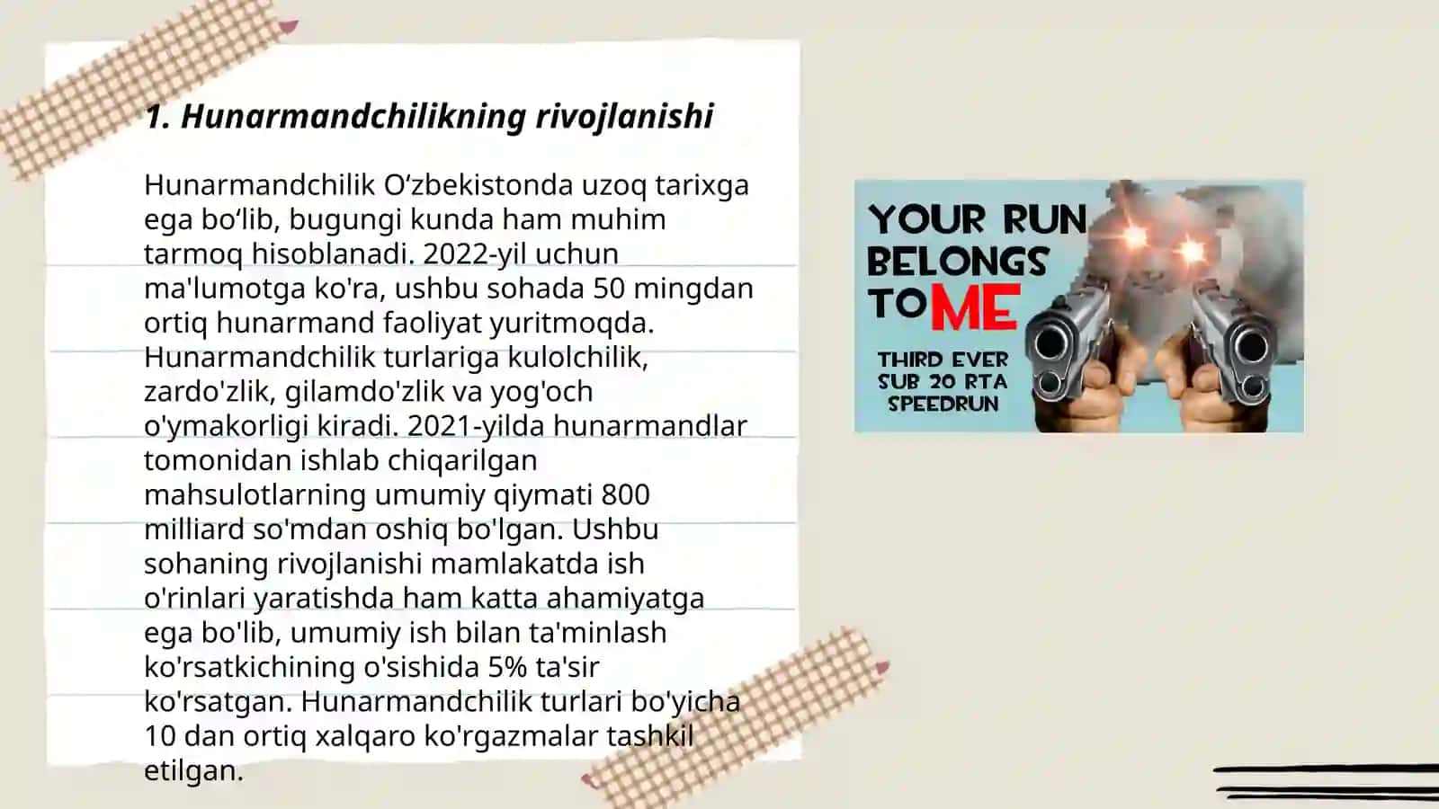 Hunarmandchilikning rivojlanishi 3