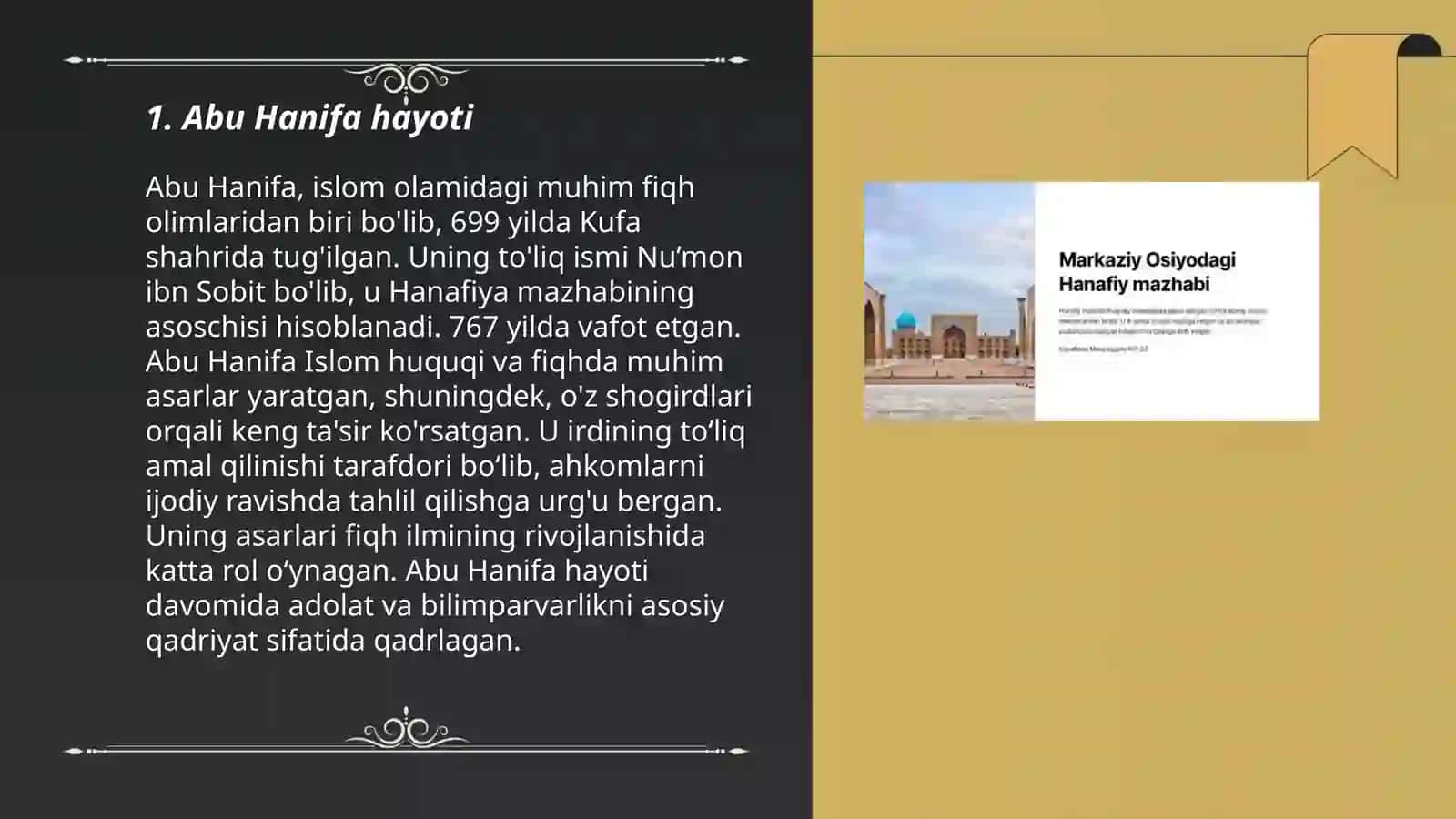 Hanafiy mazhabi manbalari 3