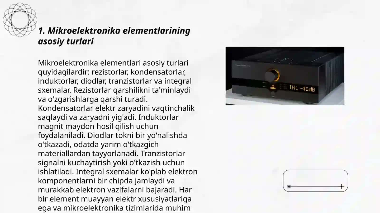 Mikroelektronika elementlari 3