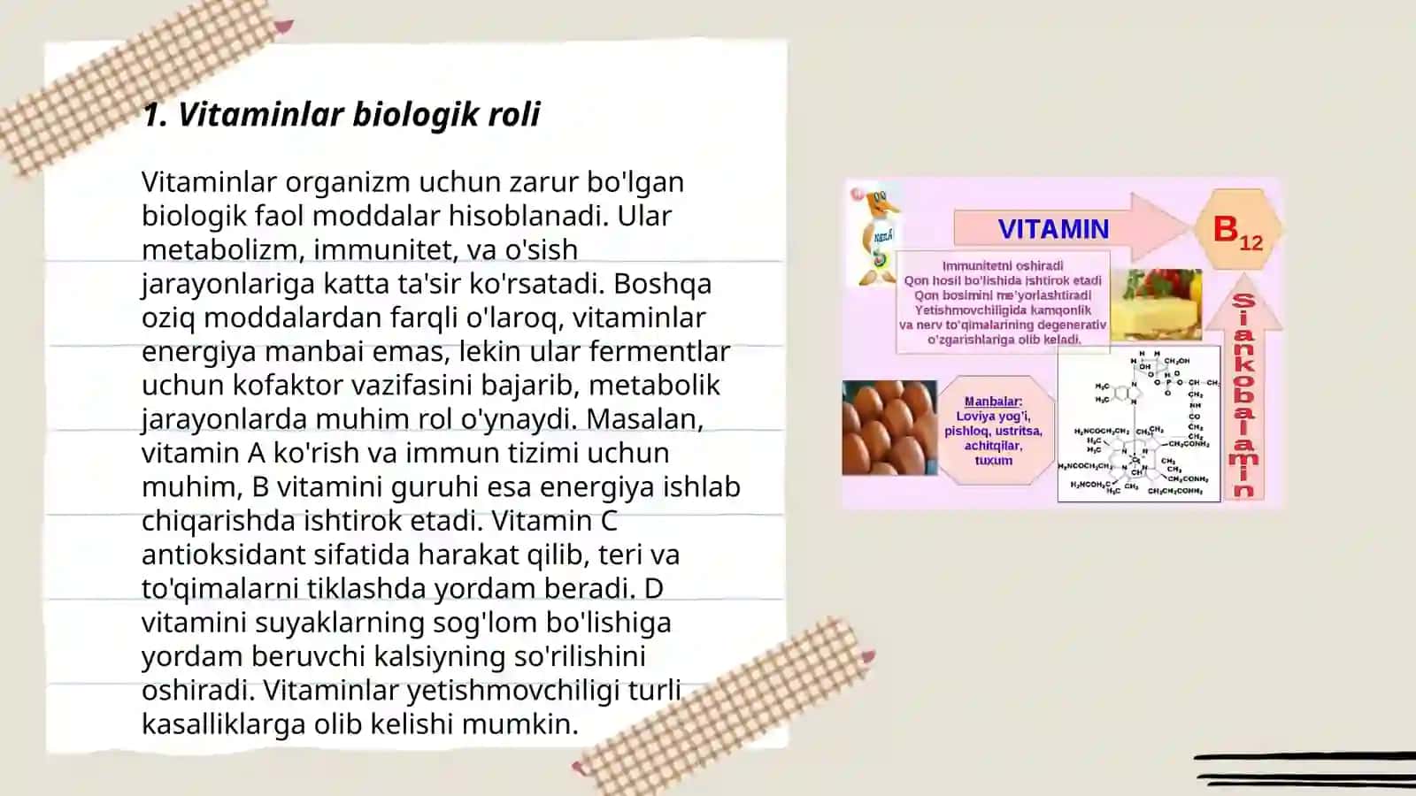 Vitamin priparatlari va ularni tibbiyotda qo'llanilishi 3