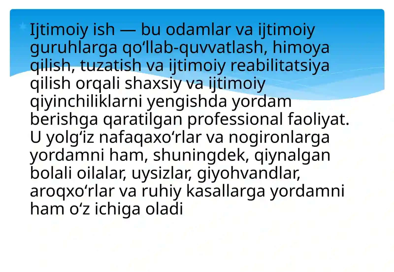 Nogirona’zo sibo’lga noiladai jtimoiyishning maz mun va mohiyati 3