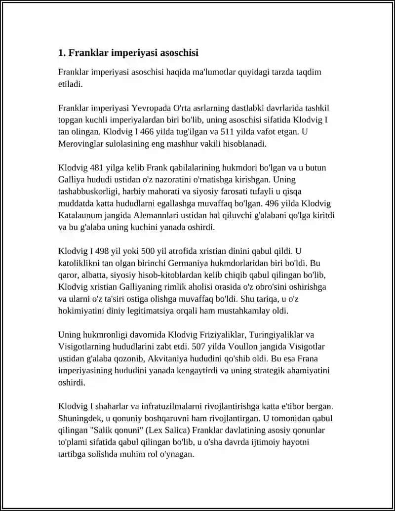 FRANKLAR IMPERIYASI 3