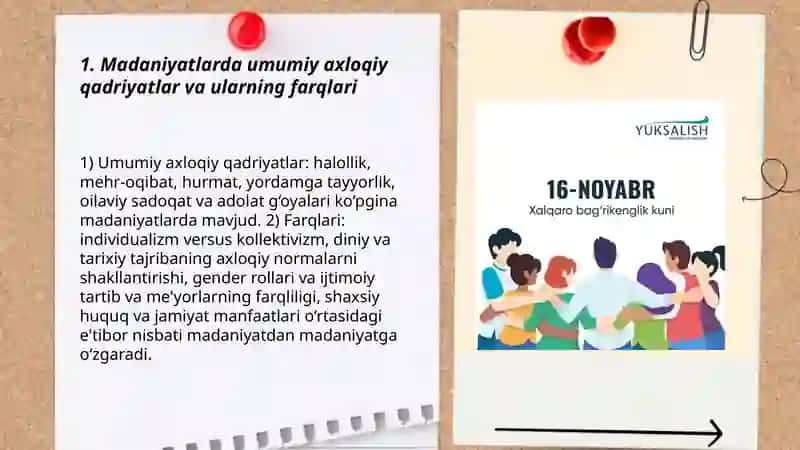 Dunyo xalqlari madaniyatidagi umumiylik va farqlar 3