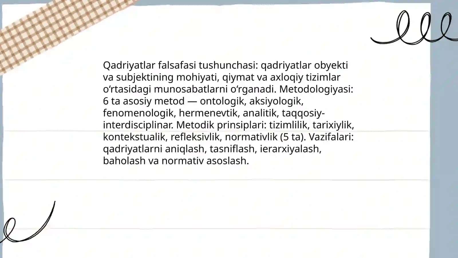 Qadriyatlar falsafasi 3