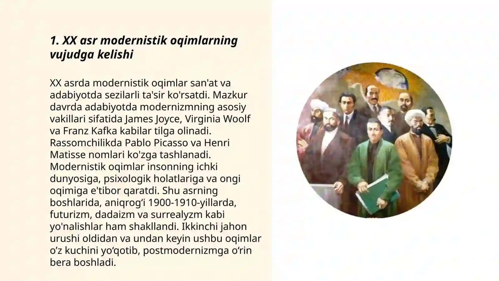 XX asr Amerika adabiyotida modernistik oqimlar 3