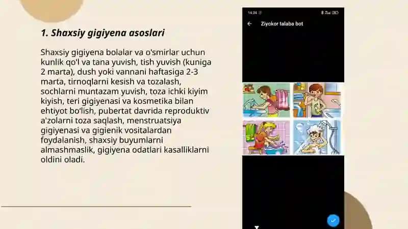 Bolalar va o'smirlar gigiyenasi 3