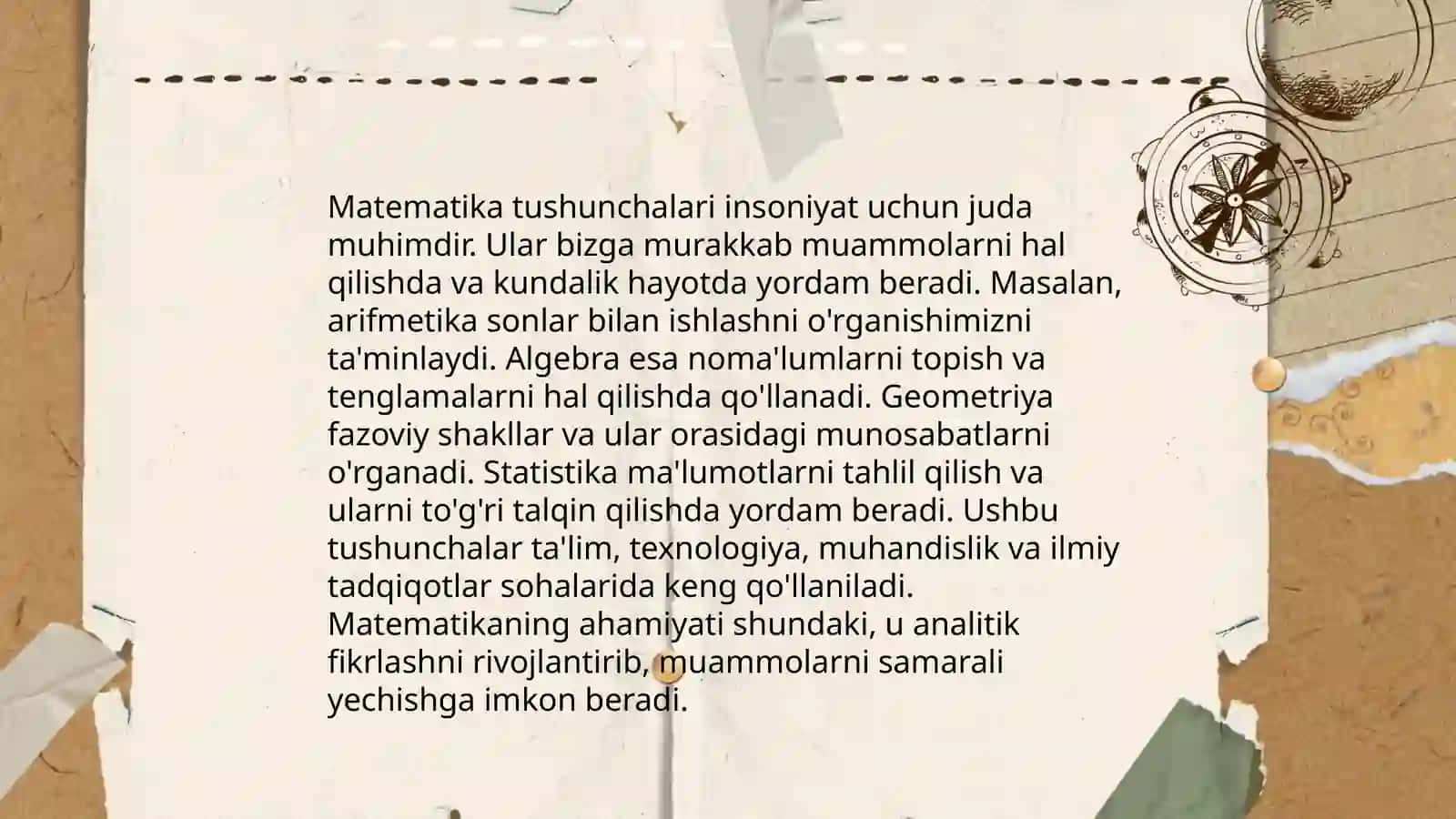 Matematika va uni oʻqitish metodikasi 3