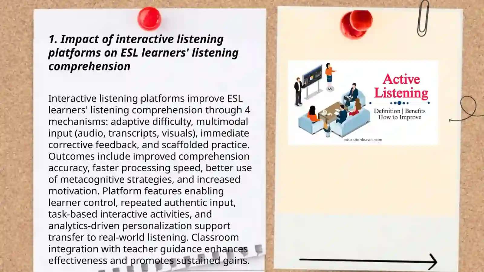 The effectiveness of interactive listening platforms in ESL learning 3