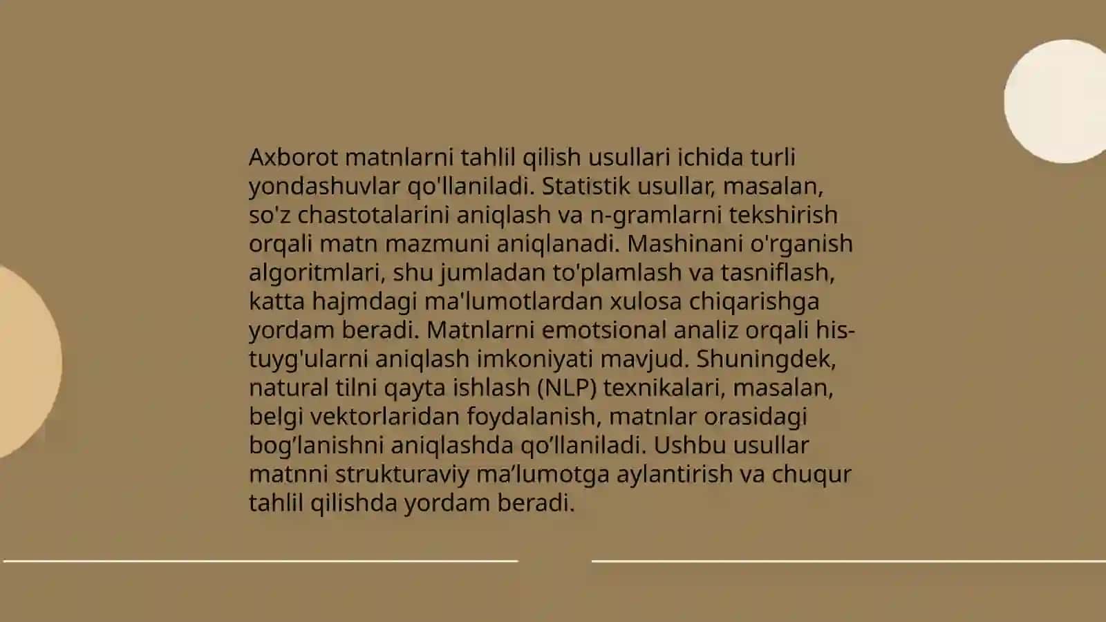 Axborot matnlar bilan ishlash va Media madaniyati 3