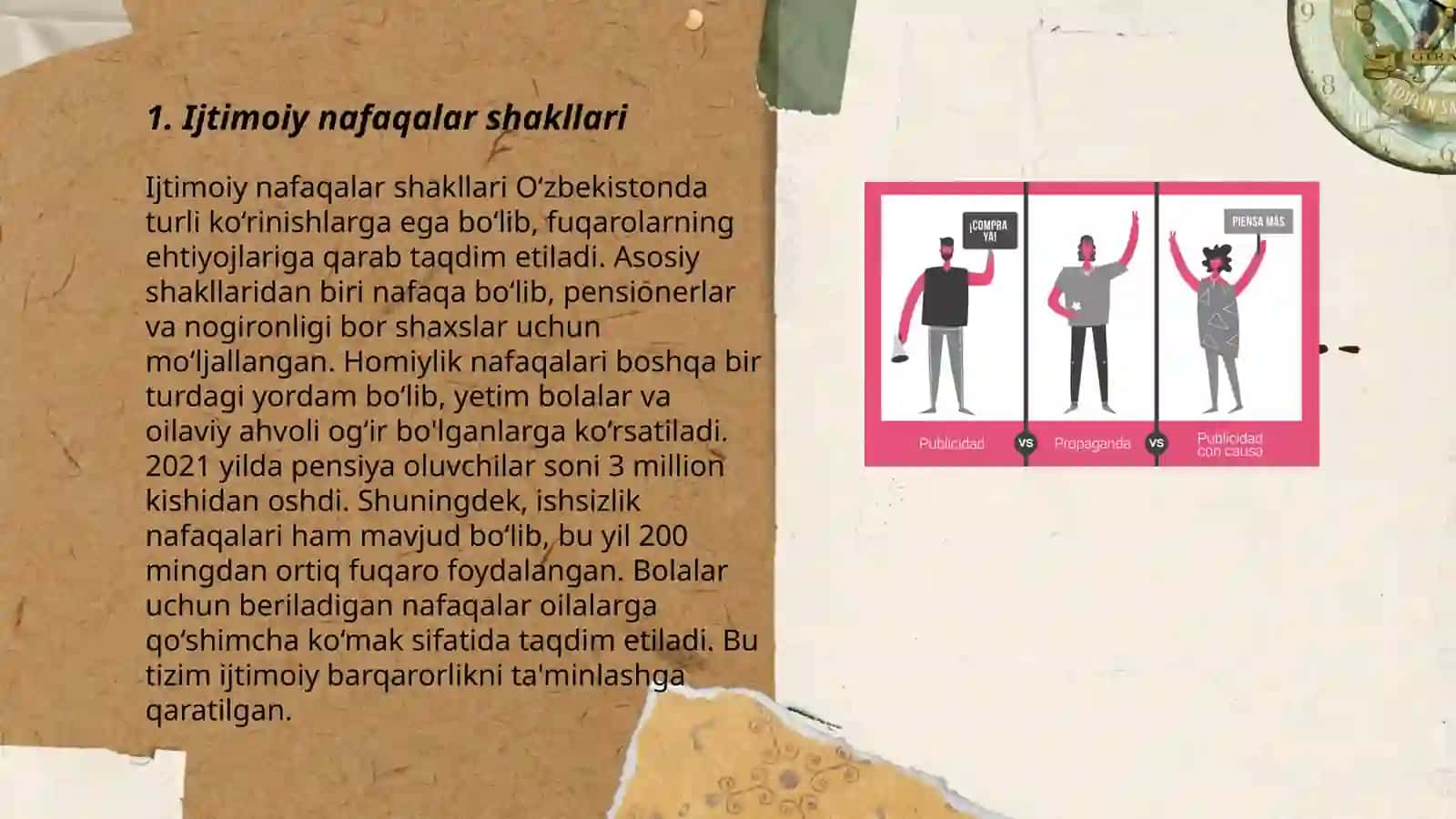 Ijtimoiy manfaatlar va aholini ijtimoiy muhofaza qilish masalalari 3