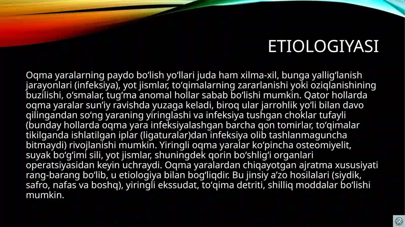 ichak oqma yaralarni bartaraf qilish usullari 3