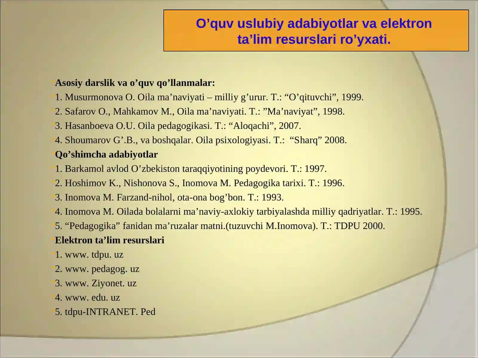 Оilа pеdаgоgikаsi fаnining mаqsаd vа vаzifаlаri 3