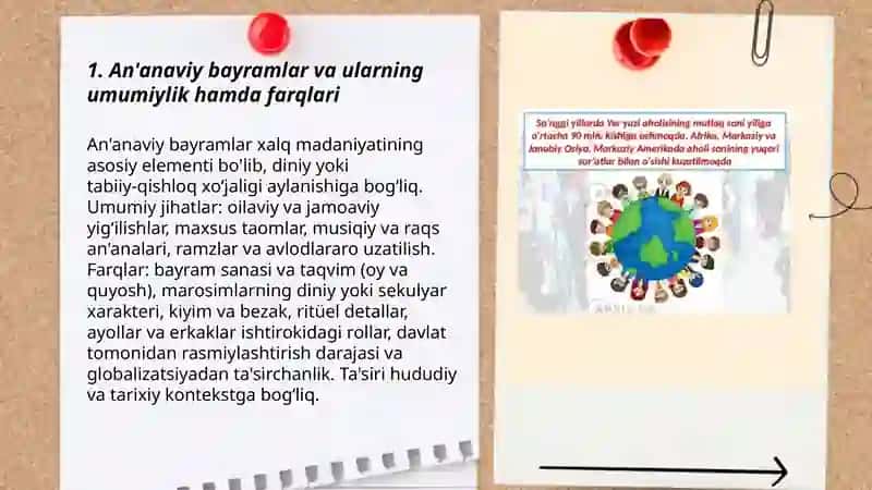 An'anaviy bayramlar va ularning umumiylik hamda farqlari 3