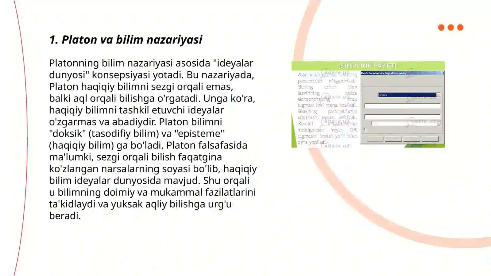 Platon va bilim nazariyasi 3