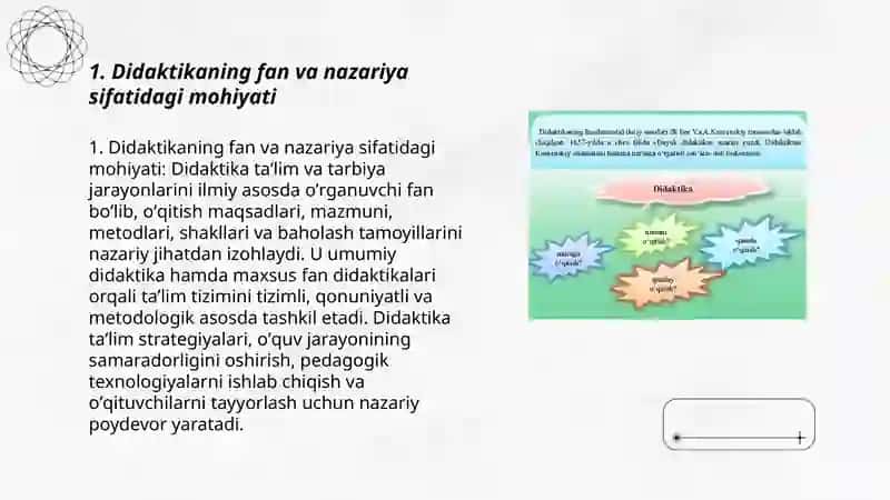 Didaktika taʼlim nazariyasi sifatida 3