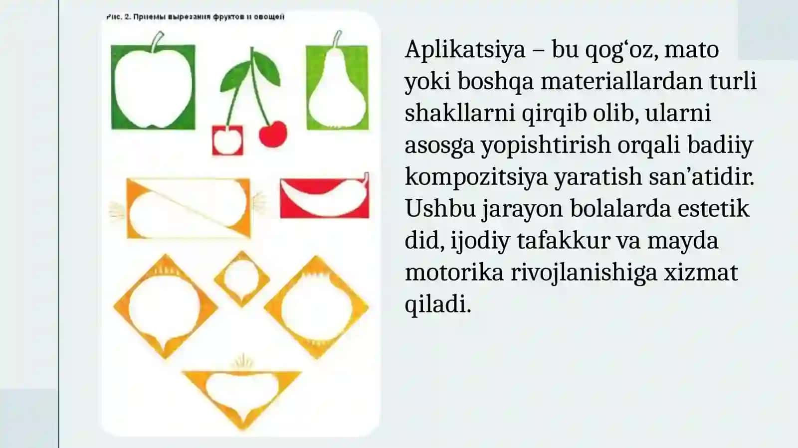 Aplikatsiyada qirqishning xar hil usullarini bajarish 3