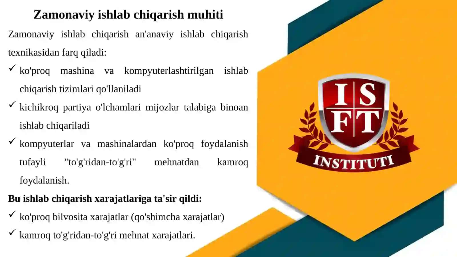 XARAJATLARNI HISOBLASHNING MUQOBIL TAMOYILLARI 3