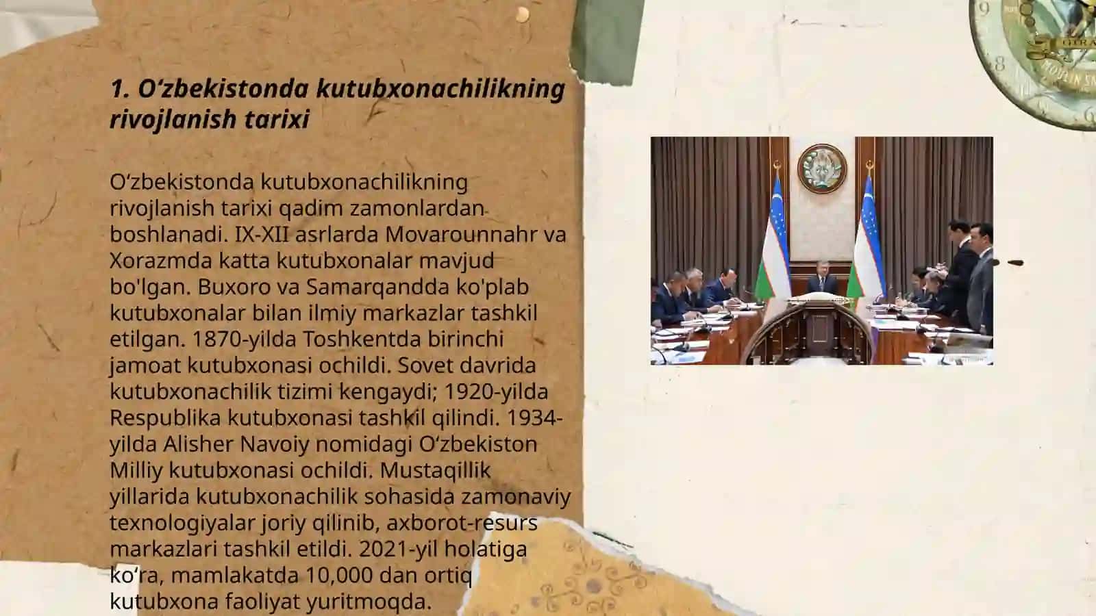 Oʻzbekistonda va xorijda kutubxonachilik ishi tarixi 3