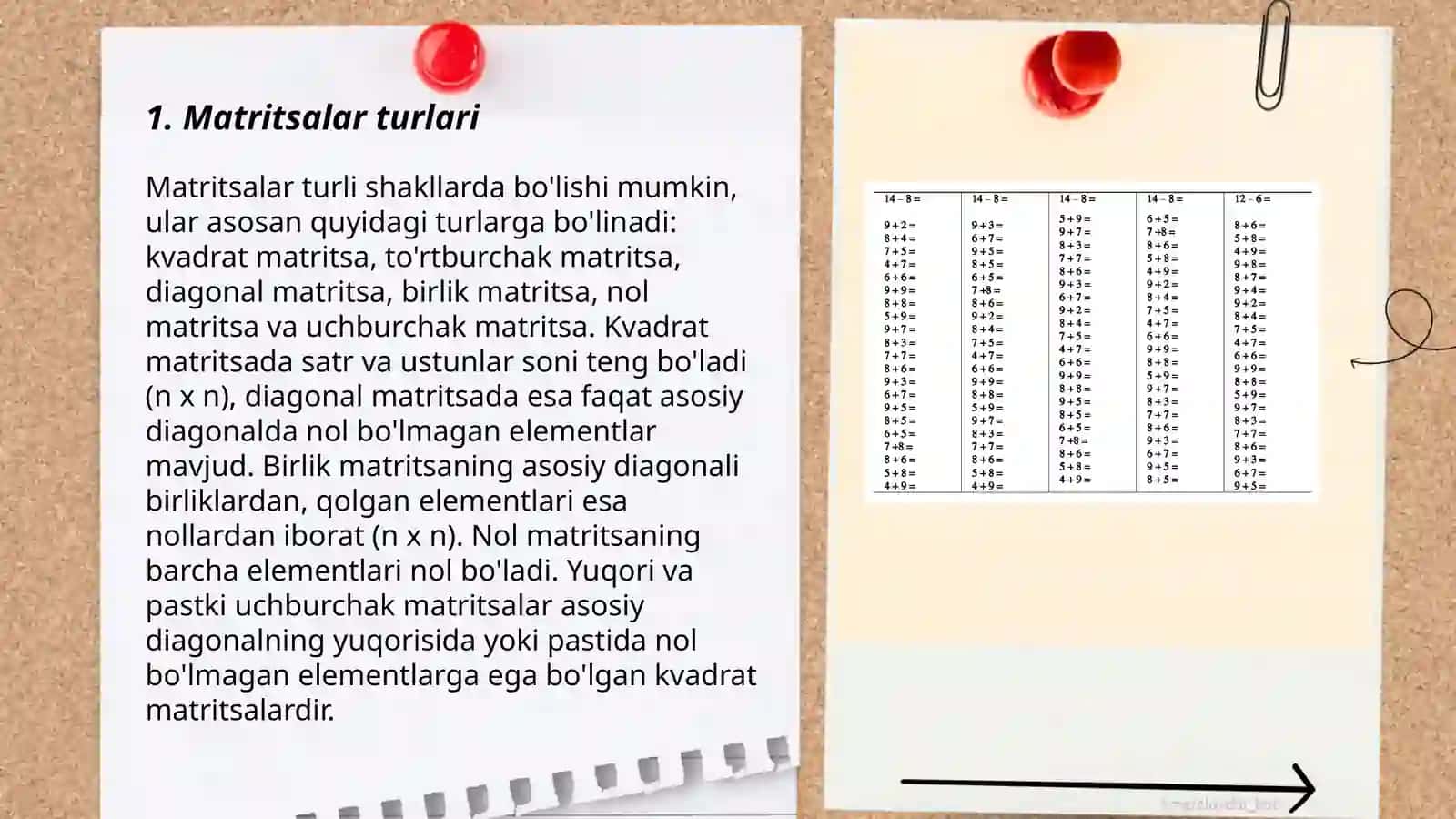 Matrisalar. Detrminantlar 3