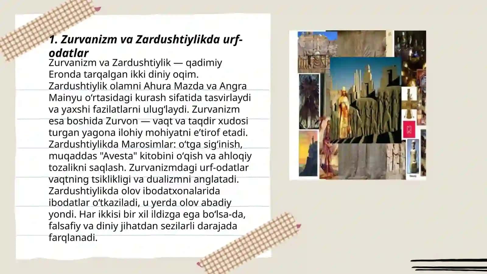 Zurvanizm va Zardushtiylikda urf-odatlar 3
