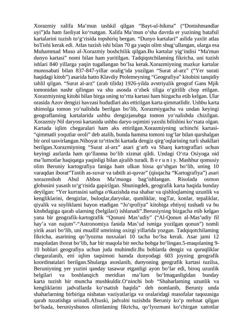 Tarixiy kartografiyaning shakllanishi va taraqqiyoti 3