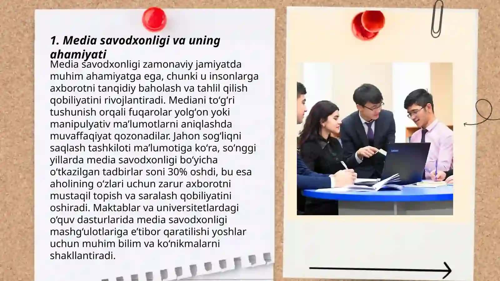 Media va axborot savodxoligi- raqamlashuv davrining asosiy talabi hamda raqamli gigiyena va niteket 3